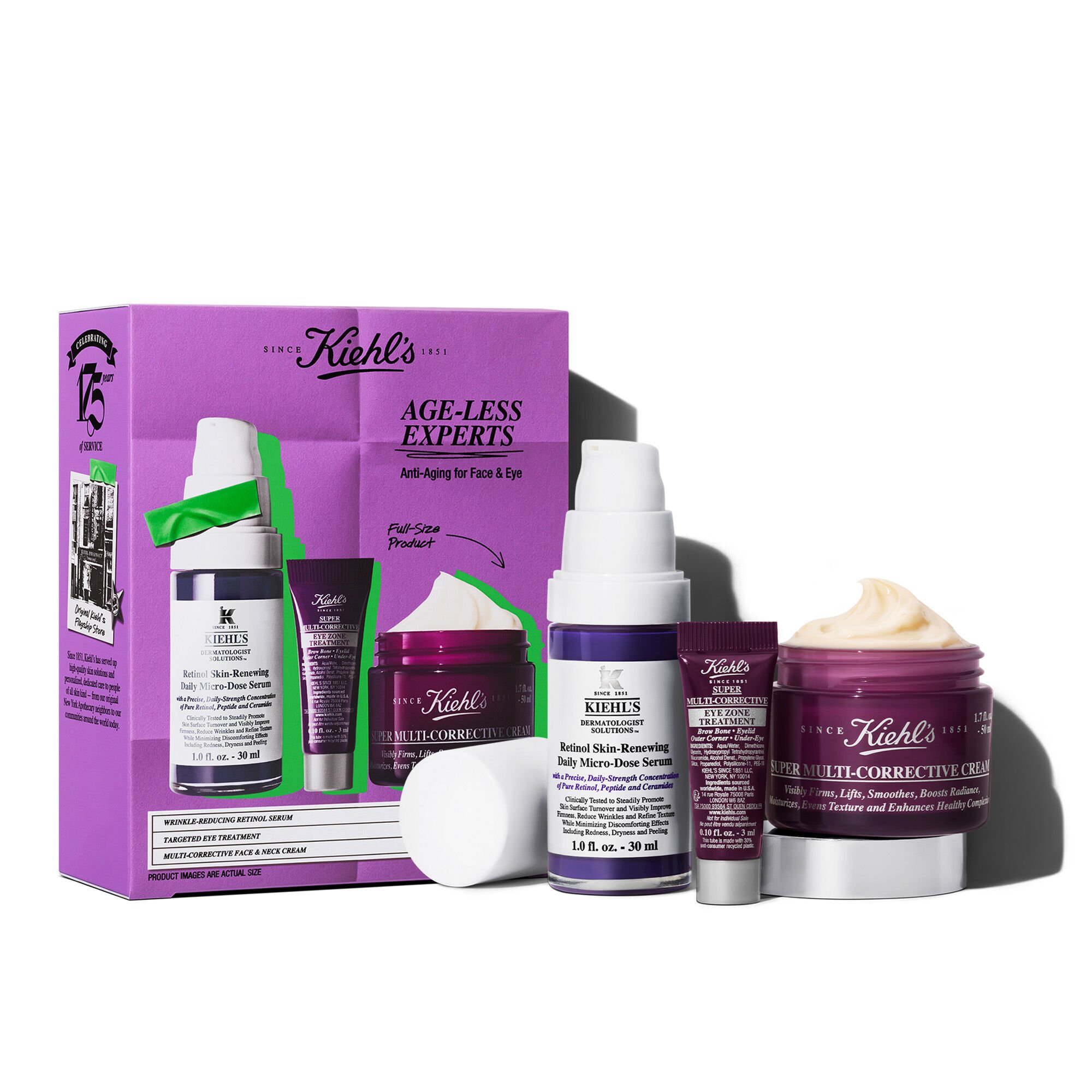 Kiehl's AGE-LESS EXPERTS Set - Skincare Set